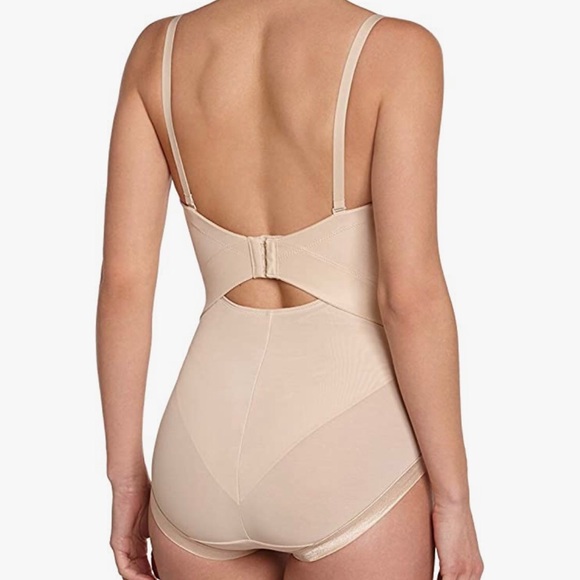 Maidenform Women's Body Shaper With Built-In Bra & Anti-Static Shapewear FL1256 - Picture 2 of 6